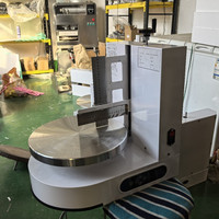 Machine à étaler la crème à gâteau sur le bureau / Machine à lisser et à décorer les gâteaux d'anniversaire