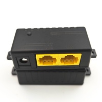 Injecteur PoE Gigabit passif Power Over Ethernet, prix d'usine, 56V, 48V, 24V, 12V