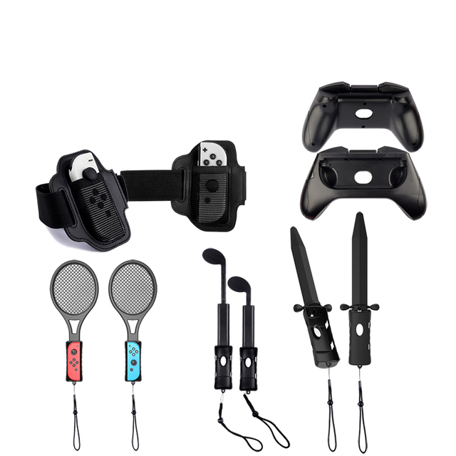 Factory Hot 10 in 1 for Nintendo for Switch Sports Accessories Bundle Genre-Driven Game Accessories for the for Switch OLED