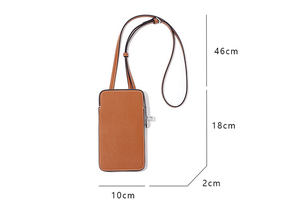 Bolso Bandolera Mini de Cuero Genuino para Mujer, Portátil, a la Moda, Personalizado al por Mayor en Guangzhou, ODM - Product Image 4