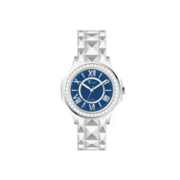 Montre analogique Geomex Charm 18 mm en alliage, mouvement à quartz Seiko, verre résistant à l'eau, cadran élégant pour un usage quotidien, festif ou professionnel