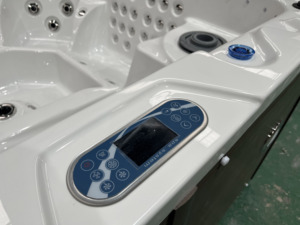 Jacuzzi <span class=keywords><strong>de</strong></span> <span class=keywords><strong>Hidromasaje</strong></span> Acrílico Independiente para 3 Personas, Diseño Nuevo para Uso en el Hogar y Baño - Venta al Por Mayor - Product Image 4