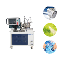 Broyeur à sable industriel à haut débit modèle FSP-60 pour revêtements chimiques et peintures, avec agitateur à broches, moteur et pompe en SUS304