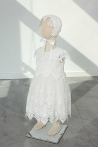 New Fashion Baby <strong>Girl</strong> Baptism Dress Off-White Lace <strong>Christening</strong> Formal Gown <strong>Girls</strong> Wedding Dress <strong>Outfit</strong> - Product Image 5