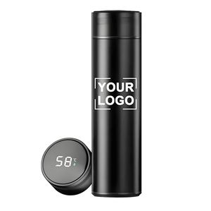 Promotion Business Gift Custom Logo Printed Thermal Water <b>Flask</b> Thermos Smart <b>Bottle</b> - Product Image 1