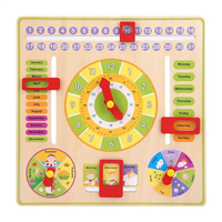 Montessori Classic 6-in-1 houten babyroltrommel speelgoed - verbetert hand-oogcoördinatie en perceptie, vroeg onderwijs voor baby's en kinderen