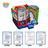 Château gonflable personnalisé Toy Story avec toboggan pour grands enfants – Vente de liquidation