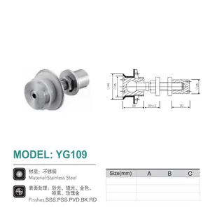 Routel de parede de cortina conector de vidro de aço carbono para parede de vidro aranha