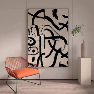 Peinture faite <span class=keywords><strong>à</strong></span> la main pure décoration de la maison peintures suspendues <span class=keywords><strong>prix</strong></span> de gros <span class=keywords><strong>toiles</strong></span> <span class=keywords><strong>à</strong></span> haute rentabilité style minimaliste - Product Image 6