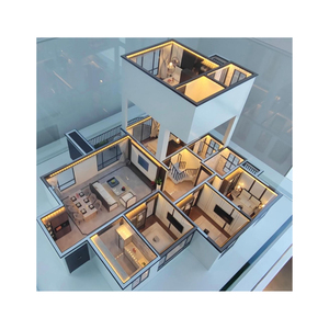 Hiện đại thời trang tối giản nhà sàn kế hoạch thiết kế mô hình tùy chỉnh bố trí nhà - Product Image 6