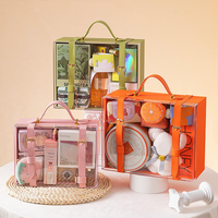 Boîtes rigides en papier kraft personnalisées, nouvelles et créatives, pour mariage, fête annuelle, anniversaire, cadeau de fête, boîte de demoiselle d'honneur de Noël
