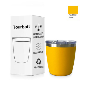 OEM Customized Logo Drinkware 8oz 12oz 16oz Hot Cold Beverages Vacuum Insulated Stainless Steel Coffee Mug Tumbler Cup