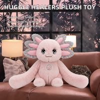 Peluche Axolotl lestée personnalisée 4,5 lb, rembourrée en polyester, anti-stress pour adultes, adolescents et enfants
