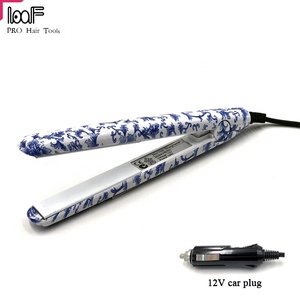 Plancha de Pelo Iónica de Cerámica y Turmalina, Mini Plancha con Enchufe para Coche de 12v, Plancha de Pelo para Mujer - Product Image 3