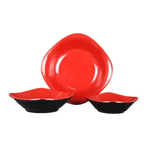 Hoge Kwaliteit Milieuvriendelijke Hot Koop Vierkante Plastic Melamine Diner Plaat