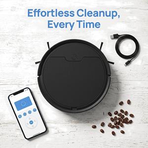 Smart WiFi Robot Vacuum <b>Cleaner</b>, App-Controlled, 120Min Runtime for Hard <b>Floors</b> & Pet Hair - Product Image 3