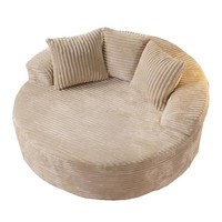 Fauteuil inclinable en velours avec mousse à mémoire de forme haute densité, respirant, ergonomique, doux, confortable, durable, adapté aux animaux domestiques, moderne