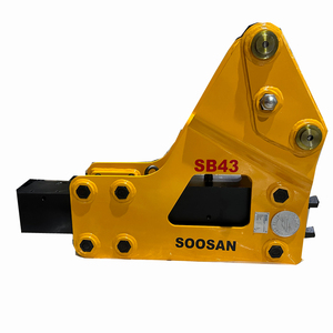 SOOSAN SB43 side type <b>Hydraulic</b> <b>Breaker</b> MAIN BODY PRODUCT 1 UNIT <b>BREAKER</b> AVAILABLE WITH STANDARD FEATURES WITH ONE YEAR WARRANTY - Product Image 1