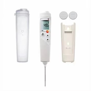 ชุดเทอร์โมมิเตอร์วัดอุณหภูมิอาหาร Testo 106 รุ่นใหม่ 0563 1063 เทอร์โมมิเตอร์แบบกันน้ำพร้อม HACCP TopSafe - Product Image 1