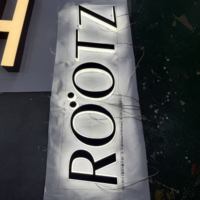 Enseigne rétroéclairée en acrylique personnalisée, cadre d'enseigne rétroéclairée, enseigne commerciale 3D LED, signalétique de magasin, panneau publicitaire, enseigne électronique extérieure