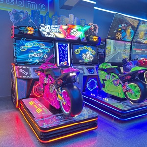 เครื่องเกมอาร์เคดขับมอเตอร์ไซค์คุณภาพสูงยอดนิยม แบบหยอดเหรียญ 5DX เครื่องแข่งรถมอเตอร์ไซค์คู่ - Product Image 5
