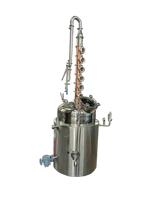 Accueil Distillation Équipement de fermentation Distillateur en cuivre 50L-200L Still for Alcohol Distillation Beverage & Wine Machines