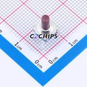 GT-TA179D-H100-L1 Tactile Switch Through hole Component (THT) Switch Single Pole Single Throw Round Button 5N Through Hole - Product Image 1