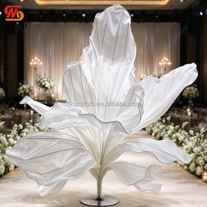 Instalación de Organza Liso Gigante para Decoración de Fondo de Escenario de Entrada de Boda, Banquete de Compromiso, Escaparate de Centro Comercial, Instalación Artística - Product Image 2