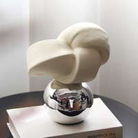 Décoration d'intérieur moderne de luxe léger en résine synthétique et métal, écologique, objets décoratifs, art décoratif, modèle abstrait pour la maison
