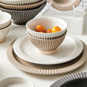 Platos de Servicio de Alta Calidad para Restaurantes, Juego de Platos y Tazones Modernos y Elegantes de Estilo Nórdico, Venta al por Mayor Transfronteriza - Product Image 2