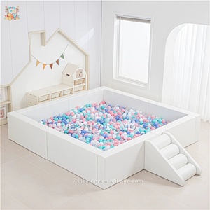 Scivolo a sfera quadrata pastello bianco e rosa popolare <span class=keywords><strong>Soft</strong></span> <span class=keywords><strong>Play</strong></span> per bambini e adulti per uso residenziale e parco divertimenti - Product Image 4