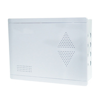 Caja de Entrada para el Hogar FTTH, Gabinete de Cableado de Acero, Montaje Empotrado en Pared, Panel de Hierro y Plástico Personalizable, Gabinete Multimedia Interior