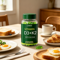 Compléments Nutritionnels OEM/ODM Vitamine K2 D3 Bonbons Gélifiés Personnalisation de Marque Privée