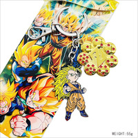 11 Styles DBZ Dragon Son Goku Vegeta Shenron Anime alliage porte-clés dessin animé métal porte-clés porte-clés bijoux accessoires cadeau