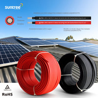 TÜV-Zertifizierung Solar kabel Einzel draht geglüht Weich zinn Kupfer PV1-F 6 mm2 1000V DC PV-Kabel