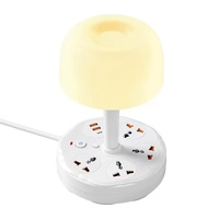 Cable de Extensión Universal con 4 Tomas de Corriente + 2 USB + 1 Tipo-C, Resistente al Fuego, 1.8m, Duradero, 10-13A, IP20, Enchufe UK, para Uso Internacional
