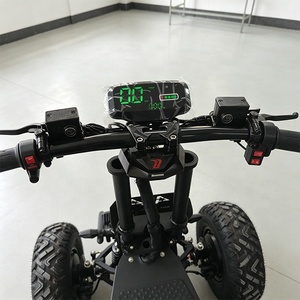 Scooter électrique pliable pour adultes à 4 roues, pneus larges, 4x4, rapide, avec siège - Product Image 2