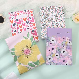 Carnet A5 à couverture rigide personnalisé avec impression florale, design créatif et écologique, esthétique raffinée, écriture facile, idéal pour prendre des notes, cadeau - Product Image 3