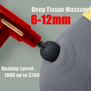 Pistolet de massage portatif silencieux à percussion, mini masseur de voyage pour le corps entier, soulagement des douleurs musculaires profondes du dos - Product Image 3