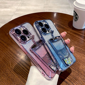 Laudtec Shining Cô Gái Trường Hợp Đối Với iPhone 16 Dễ Thương Nữ Tính Long Lanh Bling Sang Trọng Bìa Bảo Vệ Chống Sốc Mỏng Máy Ảnh Screenprotector - Product Image 3