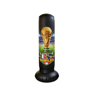 Saco <span class=keywords><strong>de</strong></span> <span class=keywords><strong>Boxeo</strong></span> Inflable <span class=keywords><strong>de</strong></span> PVC <span class=keywords><strong>de</strong></span> 63 Pulgadas con Base, Relleno <span class=keywords><strong>de</strong></span> Arena, Altura Ajustable, con Logotipo, para Niños y Adultos, para Entrenamiento <span class=keywords><strong>de</strong></span> <span class=keywords><strong>Boxeo</strong></span> - Product Image 2