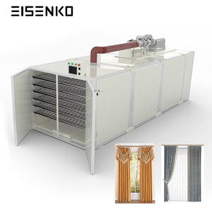 Machine de formage horizontale automatique EISENKO RD-DXJ400 pour rideaux à réglage thermique, avec écran tactile HD et composants de moteur essentiels - Product Image 2