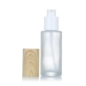 Profumo di lusso 20ml 30ml 40ml 50ml 60ml 80ml 100ml 120ml linea di bambù flacone spray per pompa in vetro a nebbia fine superiore con coperchio a grana di legno - Product Image 6