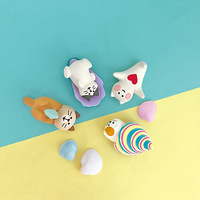 Miniature décorative en résine, motif chat paresseux de dessin animé sur coquillage marin, artisanale et mignonne, pour la maison, le bureau, les fêtes et les rassemblements, avec dragon