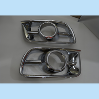 Kit chromé de phare antibrouillard de voiture de minibus pour HIACE 2005-2008 modèle 3D cadre de phare antibrouillard chromé couverture de phare avant Kits de carrosserie