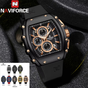 Reloj de Cuarzo Naviforce 8070 NF8070 para Hombre, Cronógrafo, Resistente al Agua, Oferta, Moda Ejecutiva, Casual, Deportivo, Regalo Masculino + Caja - Product Image 4