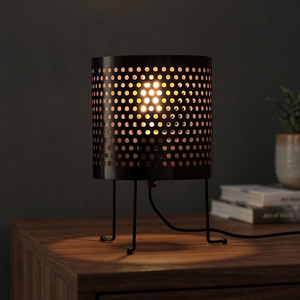 Decorative Modern Fabric Eco-Friendly Metal <b>Table</b> Lamp Knob Switch Dimmable LED USB Powered Eye-Caring Night Light Bedroom - Product Image 3