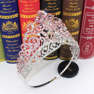 Couronne de mariée en alliage, style <span class=keywords><strong>Miss</strong></span> Monde, pour défilé, mariage, bal de promo et anniversaire, pour mariée et reine, style européen-américain - Product Image 4