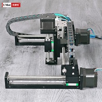 UMOT Sistema de Posicionamiento Lineal Mini de 30 mm CC/CA Etapa XYZ Mesa CNC de 50-400 mm Husillo de Bolas Guía de Riel Lineal Robot de Pórtico Multieje