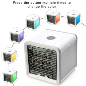 โต๊ะทำงานที่บ้านวิธีง่ายๆในการทำให้เย็นด้วยพัดลมทำความเย็นขนาดเล็กเครื่องปรับอากาศแบบพกพาได้อย่างรวดเร็ว - Product Image 4